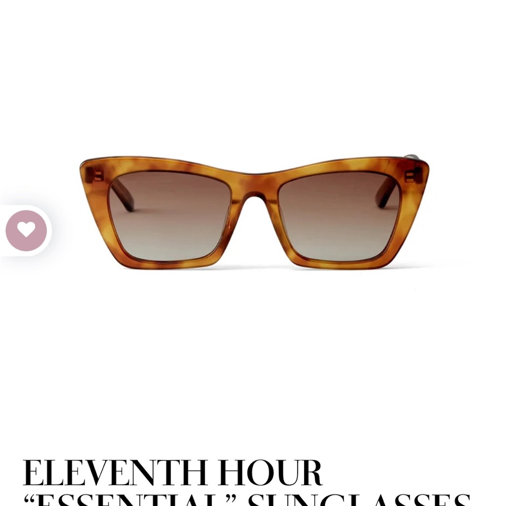 Eleventh Hour Tortoise Shell Sunglasses - image 1